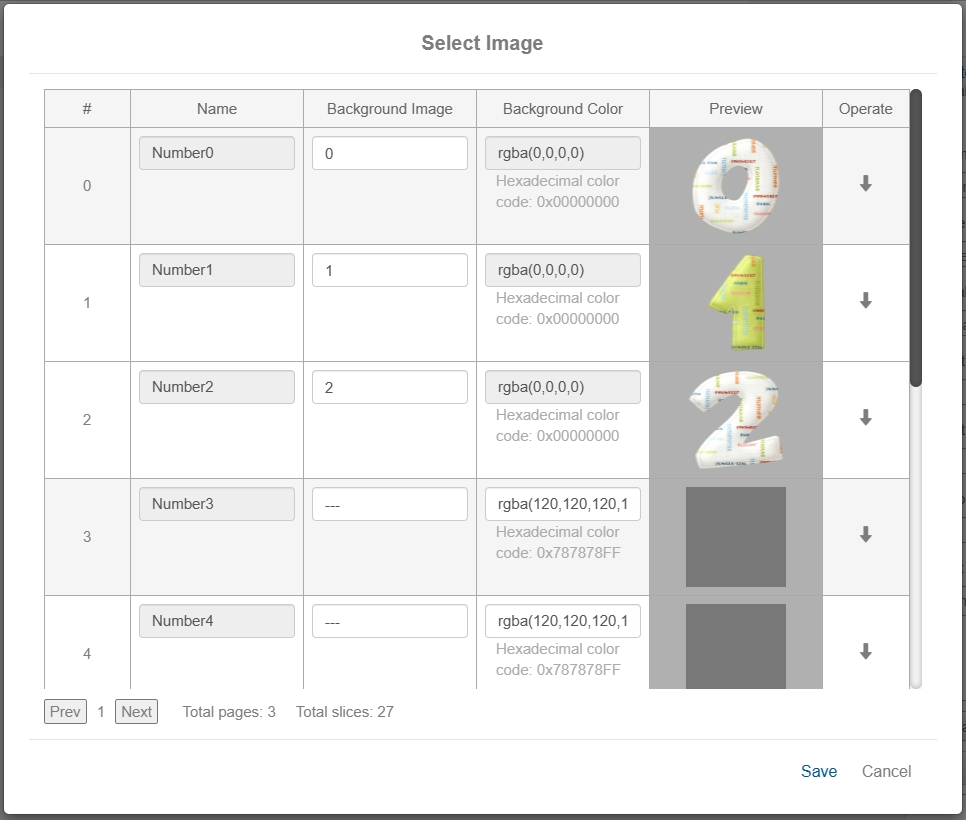 Texture Number | AHMI Docs
